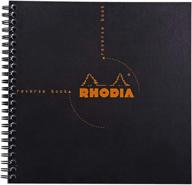 стандартный блокнот rhodia graph reverse, один блокнот, черный логотип