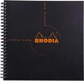 img 3 attached to Rhodia Graph Reverse Standard Notebook, One Notebook, Black