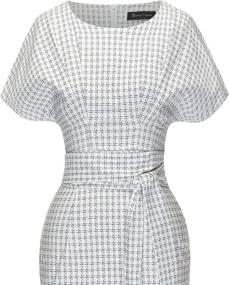 img 1 attached to 👗 GownTown Women's Vintage Office Dresses – Fitted Women's Clothing