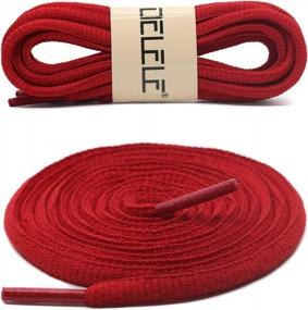 img 3 attached to 2Pair Oval Shoe Laces 42 Colors Half Round 1/4" Athletic Running Sports Strings