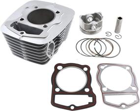 img 3 attached to 🛠️ AHL Cylinder Head and Piston Kit with Gasket Set for Honda CRF230 2003-2014 / FTR223 FTR230 2003-2005