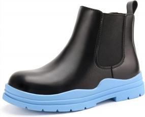img 4 attached to Stylish And Practical: Brooman'S Zipper Ankle Boots For Fashion-Forward Boys And Girls