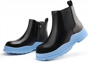 img 3 attached to Stylish And Practical: Brooman'S Zipper Ankle Boots For Fashion-Forward Boys And Girls