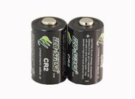 long-lasting and high-performance: eco-sensa cr2 lithium battery with 10-year shelf life (2-pack) logo