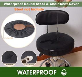 img 3 attached to Waterproof And Anti-Slip Sigmat Bar Stool Cover For Comfortable Seating Experience