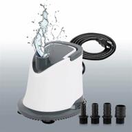 🐠 freesea aquarium submersible water pump: 1320gph 5000l/h 110w ultra-quiet adjustable bottom suction with 6ft power cord for garden waterfalls, pool covers, hydroponics, fish tanks, ponds, fountains logo