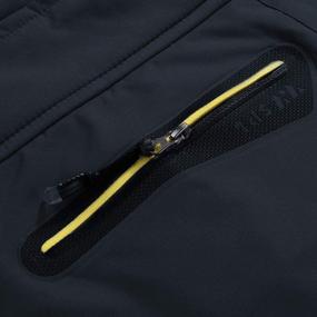 img 2 attached to Оставайтесь сухими и защищенными: мужская ветрозащитная и водонепроницаемая куртка Spmor с капюшоном для занятий спортом на открытом воздухе