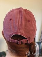 img 1 attached to Washed Twill Cotton Baseball Cap For Men And Women - Adjustable And Comfortable (A1008) review by Durward Carlson