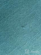 img 1 attached to Premium Teal Linen Tablecloth - H.VERSAILTEX 60X120 Inch Rectangle, Spill-Proof & Waterproof Cover For Dining Buffet Feature Extra Soft And Thick Fabric Wrinkle Free review by Carla Gallegos