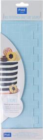 img 4 attached to PME Tall Patterned Edge Side Scraper For Cake Decorating-Stripes Acrylic 10, Transparent