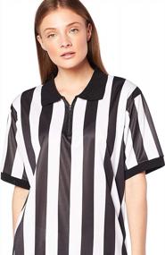 img 2 attached to Get Game-Ready With Crown Sporting Goods Women'S Striped Referee/Umpire Jersey
