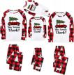 funny christmas loungewear for the family - twgone plaid reindeer pajamas in cotton sleepwear logo