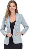 allegra womens casual pockets mid blue women's clothing at coats, jackets & vests logo