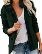 womens military utility outwear pockets women's clothing - coats, jackets & vests logo