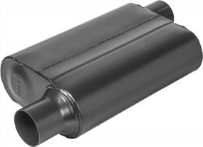 img 1 attached to TOTALFLOW 415543 Two-Chamber Universal Muffler - 2.5" Offset In / 2.5" Offset Out