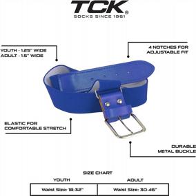 img 1 attached to Get Ready To Play Ball With TCK Softball Baseball Belts For Youth And Adults