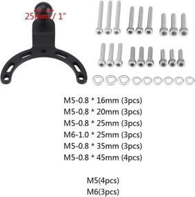 img 3 attached to 📷 Versatile Gas Tank Mount Bracket Holder for DL650AL3 DL650XA Gladius DL650A GS500 - Ideal for GPS, Phone & Camera