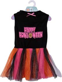 img 3 attached to 🐶 Sparkling Howloween Delight: Rubies Happy Howloween Tutu Dress Pet Costume