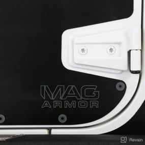 img 2 attached to Enhance Your Jeep's Protection with Smittybilt 76994 Black Mag-Armor Magnetic Trail Skin for JK 4-Door