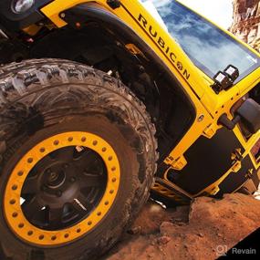 img 3 attached to Enhance Your Jeep's Protection with Smittybilt 76994 Black Mag-Armor Magnetic Trail Skin for JK 4-Door