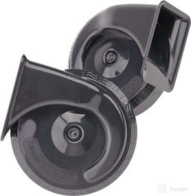 img 2 attached to FARBIN Truck Train Horn 12V, Loud Waterproof Car Horns, Electric Snail Horn Kit for 12V Vehicles - Black
