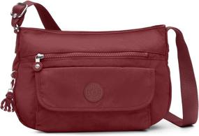 img 4 attached to Kipling Syro Crossbody Black Tonal Women's Handbags & Wallets ~ Crossbody Bags