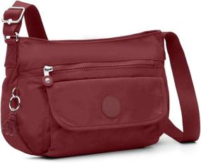 img 3 attached to Kipling Syro Crossbody Black Tonal Women's Handbags & Wallets ~ Crossbody Bags