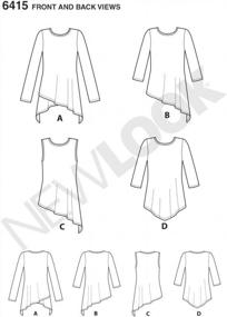img 1 attached to New Look Patterns Misses Tunics