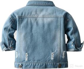 img 3 attached to Cromoncent Casual Sleeve Outwear Pockets Apparel & Accessories Baby Boys : Clothing