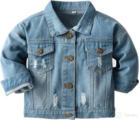 img 4 attached to Cromoncent Casual Sleeve Outwear Pockets Apparel & Accessories Baby Boys : Clothing