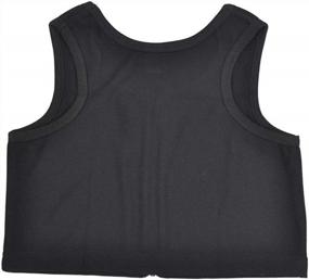 img 2 attached to BaronHong Middle Zipper Mesh Chest Binder Corset: A Plus-Size Tomboy Trans Lesbian Must-Have!