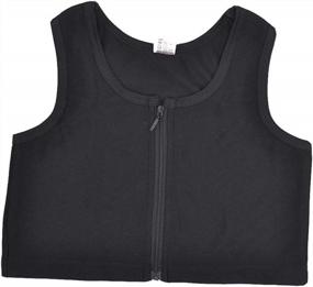img 3 attached to BaronHong Middle Zipper Mesh Chest Binder Corset: A Plus-Size Tomboy Trans Lesbian Must-Have!