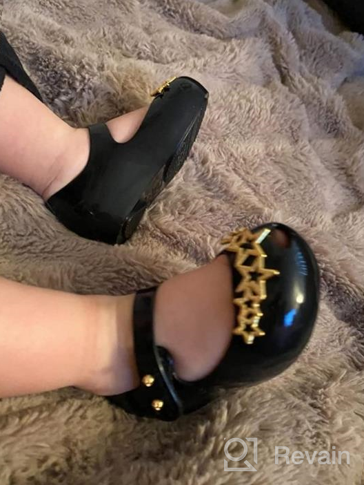 img 1 attached to 👶 Adorable Mini Melissa Ultragirl Toddler Little Girls' Flats: The Perfect Shoes for Your Little Ones review by April Jackson