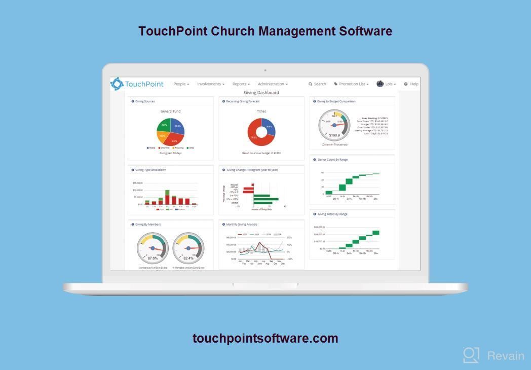 img 1 attached to TouchPoint Church Management Software review by Gregory Shin