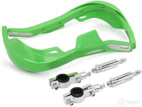 img 1 attached to Motocross Handguards Dirt Bike Hand Guards 7/8 Inches 22Mm And 1 1/8 Inches 28Mm PP Plastic Universal Guard For Off Road KX65 KX85 KX125 KX250 KX500 Motorcycle Supermoto Dirtbike GREEN