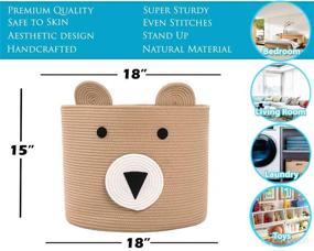 img 2 attached to 🧺 Best Nursery Furniture for Storing Laundry Clothes in Kids' Bedroom Nursery - Home Store