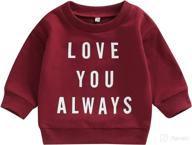 fanvereka toddler sweatshirt outfits pullover apparel & accessories baby boys and clothing logo