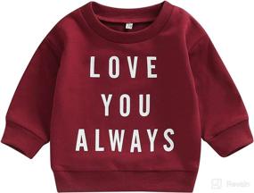 img 1 attached to Fanvereka Toddler Sweatshirt Outfits Pullover Apparel & Accessories Baby Boys and Clothing