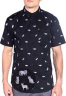 visive men's short sleeve printed button down shirts - 45+ novelty styles available in sizes s - 4xl logo