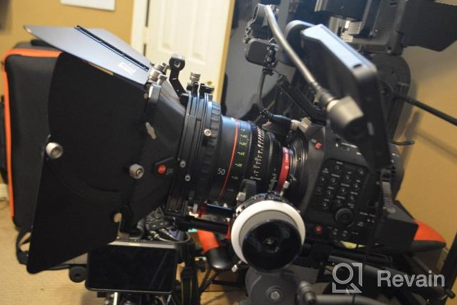 img 1 attached to Upgrade Your Filmmaking Setup With The JTZ DP30 Cine Lens Matte Box & Rod Rail Rig Compatible With Sony, RED, Canon, Blackmagic, And Panasonic Cameras! review by Jose Pacyga