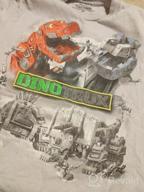 img 1 attached to Boys' Dinotrux Little Sleeve T-Shirt: Stylish Silver Clothing for Tops, Tees & Shirts review by Justino Pratama