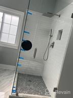 img 1 attached to Complete Matte Black Shower System With Handheld - Cobbe Shower Faucet Set Including 12 Inches Fixtures For Bathroom, Rough-In Valve Body And Trim Included review by Douglas Berry