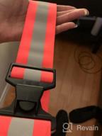 img 1 attached to Reflective Belt For High Visibility: Army PT Style For Men And Women Running, Walking Or Cycling - Military-Grade Reflective Running Gear review by Leonard Herrera