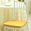 add chic style and comfort with efavormart gold chiavari chair cushion - perfect for parties & events logo