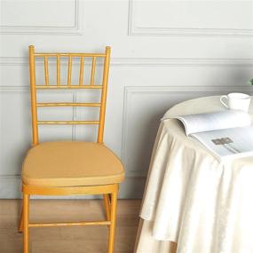 img 1 attached to Add Chic Style And Comfort With Efavormart Gold Chiavari Chair Cushion - Perfect For Parties & Events