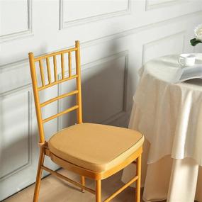 img 3 attached to Add Chic Style And Comfort With Efavormart Gold Chiavari Chair Cushion - Perfect For Parties & Events