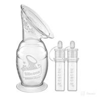 🍼 hakaa manual breast pump 100ml/4oz (base) & colostrum collectors 2pcs combo - breast milk saver for nursing moms: collect, store & cherish your liquid gold логотип