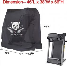 img 3 attached to Waterproof Treadmill Cover With Windproof Drawstring And Air Vents - Dustproof Exercise Machine Protective For Home Gym Indoor Outdoor Running Workout Equipment.