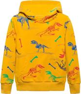 tlaenson dinosaur sweatshirts lightweight stretchy boys' clothing : fashion hoodies & sweatshirts logo