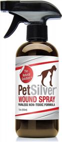 img 4 attached to Vet-Formulated PetSilver Chelated Silver Wound & Skin Spray - All-Natural Formula For Hot Spots, Wounds, Rashes, And Skin Issues - Pain-Free Relief - 12 Fl Oz - Made In The USA